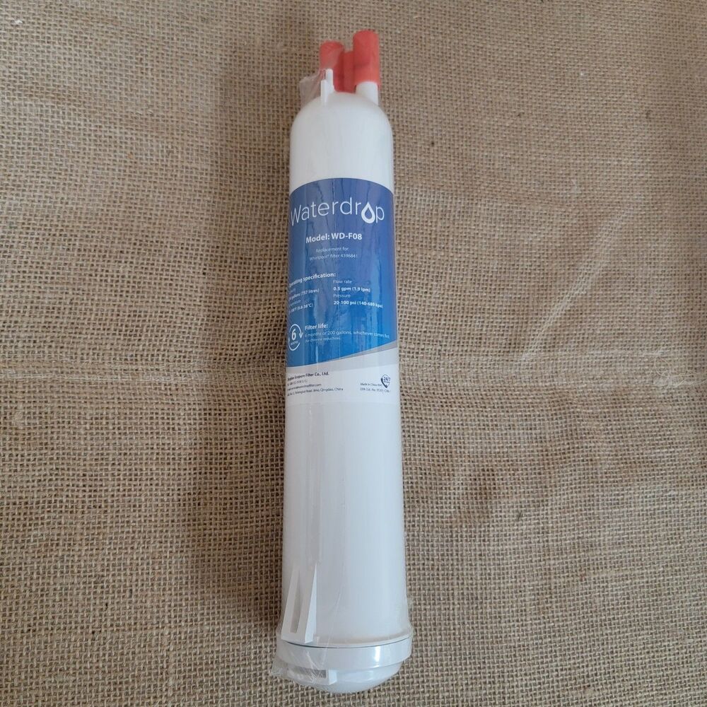 Waterdrop WD-F08 Refrigerator Water Filter, Fits  Kenmore® 46-9083, 46-90309